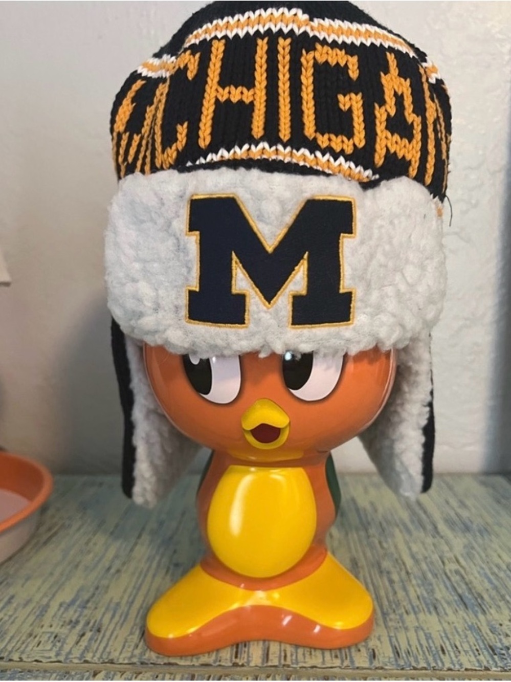 University of Michigan ’47 Brand Trapper Hat – Navy & Maize Winter Hat